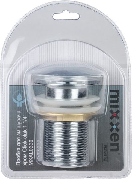 Пробка "MIXXEN" CLICK CLACK MXAL0330 короткая с переливом
