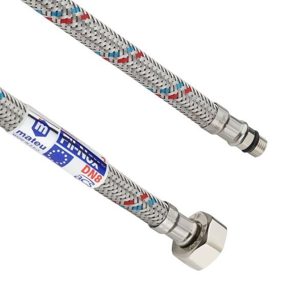 Шланг підводка М10*1/2 1.20 коротка голка GRIF