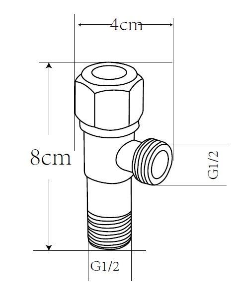 Кран MIXXEN "MIXXEN" 1/2*1/2 н-н MXUN0723