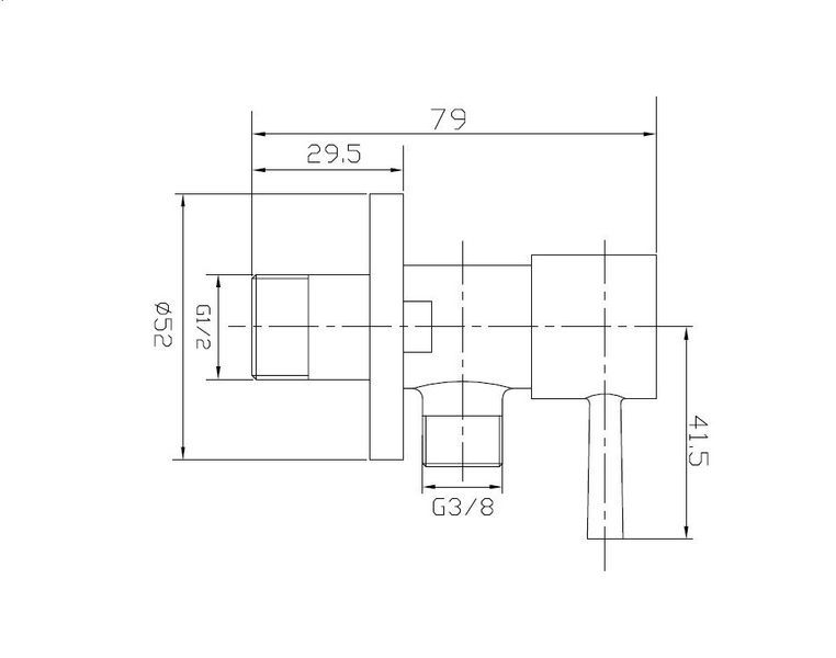 Кран "MIXXEN" керамик 1/2* 3/8 (м10) MXD-0802, Коробка